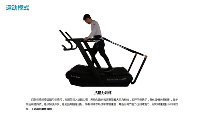 舒華SH-T901Z無動力跑步機抗阻力訓(xùn)練.jpg